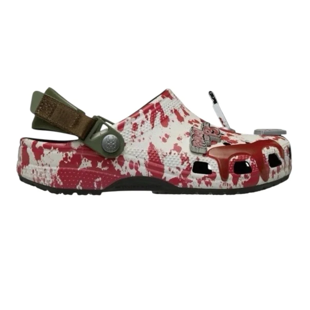 CROCS Classic Friday The 13th Jason Vorhees Clogs Mens 9 Womens 11 Slip On Shoes